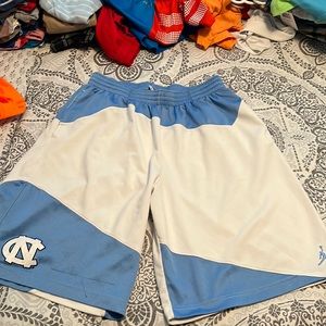 UNC Jordan basketball shorts